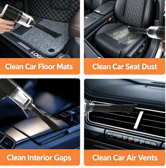 Portable 2-in-1 Cordless Vacuum & Air Duster